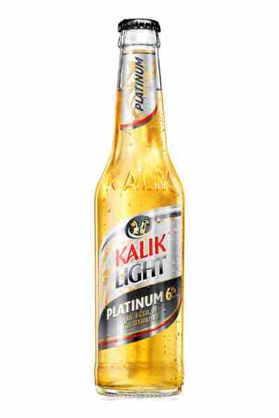 KALIK LIGHT PLATINUM BOTTLES 345ML - Flying Dutchman Liquors Yamacraw