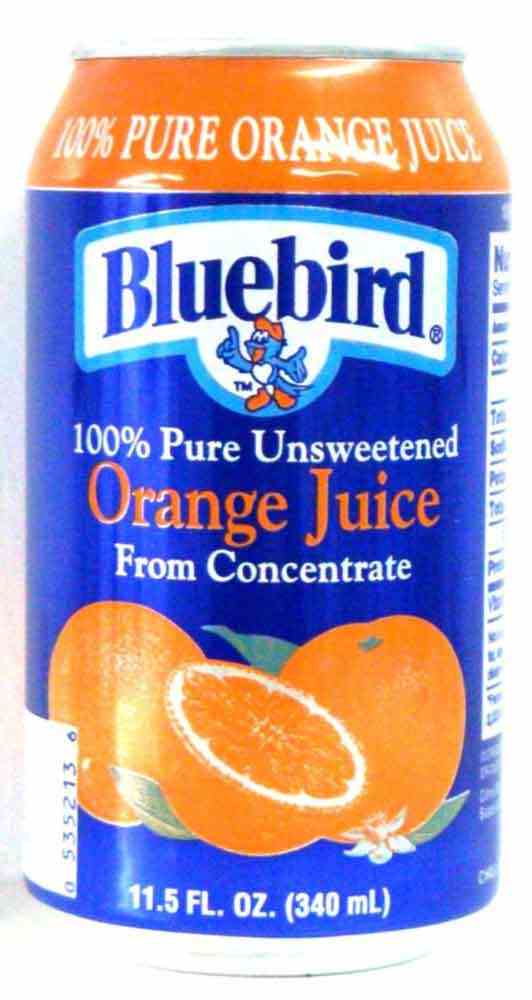 BLUEBIRD ORANGE JUICE 24/11.5OZ - Flying Dutchman Liquors Yamacraw