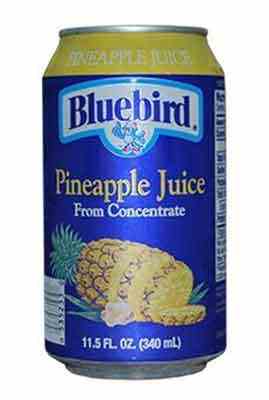 BLUEBIRD PINEAPPLE JUICE 11.5OZ - Flying Dutchman Liquors Yamacraw