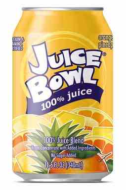 JUICEBOWL ORANGE PINEAPPLE JUICE 11.5OZ - Flying Dutchman Liquors Yamacraw