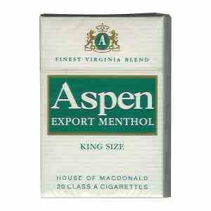 ASPEN CIGARETTE GREEN (METHOL) - Flying Dutchman Liquors Yamacraw