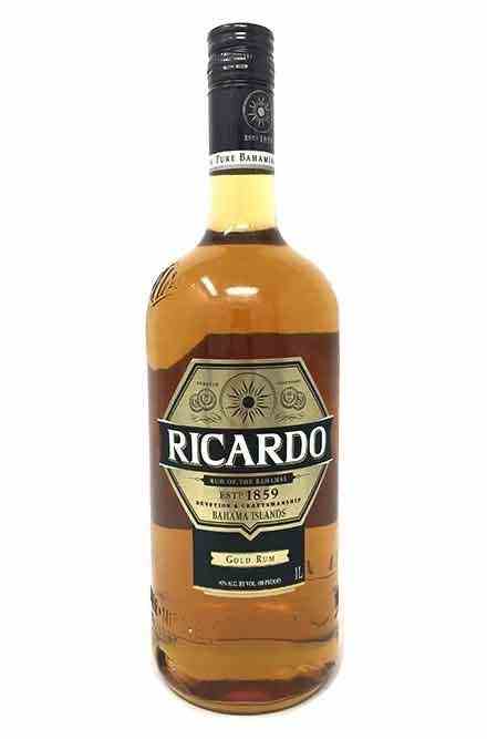 RICARDO GOLD RUM 1LT - Flying Dutchman Liquors Yamacraw
