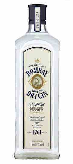 BOMBAY LONDON DRY GIN LITRE - Flying Dutchman Liquors Yamacraw